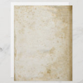 Antikes leerer gestanzter antiker Pergament (Vorne/Hinten)