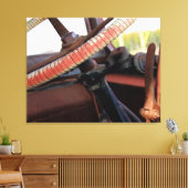 Antikes Lenkrad Leinwanddruck (Insitu (Wohnzimmer))