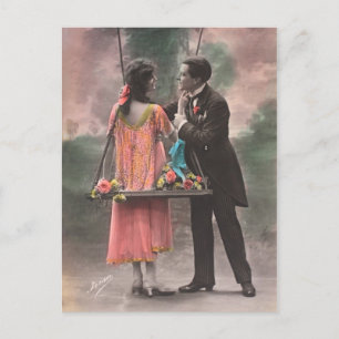 Antikes Liebespaar Postkarte