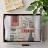 Antikes London Seidenpapier (Geschenk)