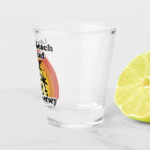 Antikes Long Beach Island New Jersey Schnapsglas (Rechts)