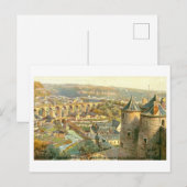 Antikes Luxemburg Postkarte (Vorne/Hinten)