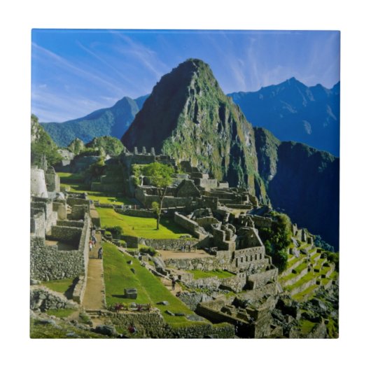 Antikes Machu Picchu, letzte Zuflucht der 2 Fliese (Vorderseite)