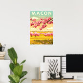 Antikes Macon Georgia Poster (Heimbüro)
