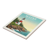 Antikes Maine Fliese (Seite)