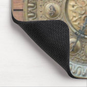 Antikes Mantel-Uhr-Gesicht Mousepad (Ecke)