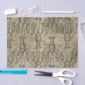 Antikes Maritimes Seidenpapier (Handwerk)