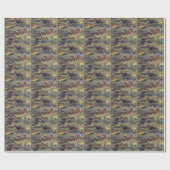 Antikes Marmorpapier Geschenkpapier (Flach)