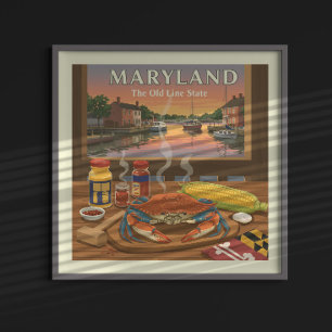 Antikes Maryland Poster