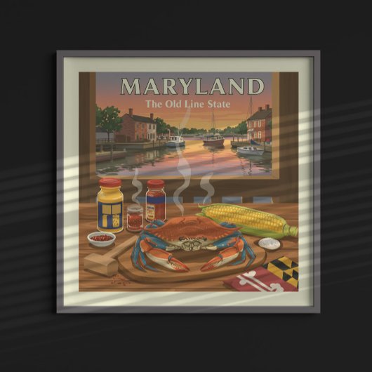 Antikes Maryland Poster