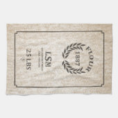 Antikes Mehlsack Geschirrtuch (Horizontal)