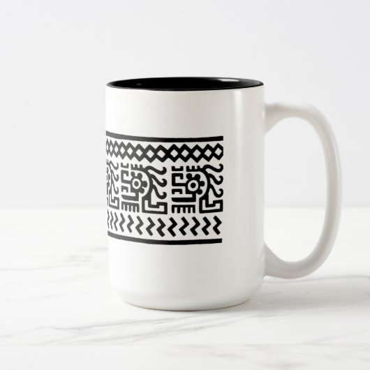 Antikes mexikanisches Design - Tasse (Rechts)