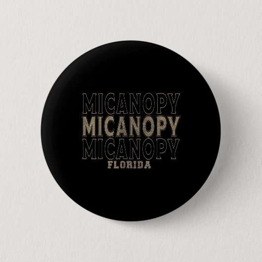 Antikes Micanopy Florida Button (Vorderseite)