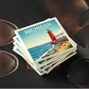 Antikes Michigan Magnet