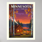 Antikes Minnesota Poster (Vorne)