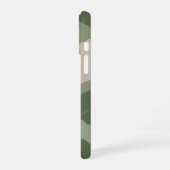 Antikes Minzblattmuster iPhone 16 Hülle (Linke Seite)