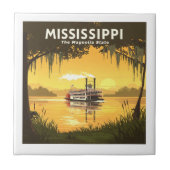 Antikes Mississippi Fliese (Vorderseite)