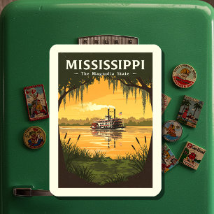 Antikes Mississippi Magnet