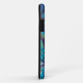 Antikes, mit Perlen besticktes Patchwork-Textil Case-Mate iPhone Hülle (Hinten/Rechts)