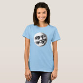 Antikes Mondgesicht T-Shirt (Vorne ganz)