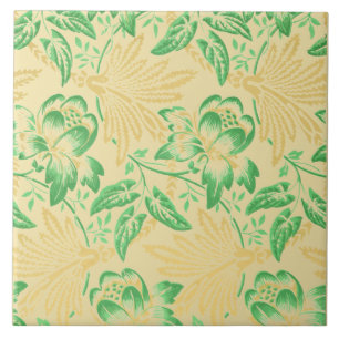 Antikes Morgen-Glorie-Französisches Blumenmuster-D Fliese