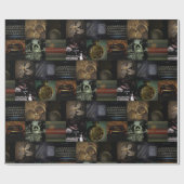 Antikes Mosaik Geschenkpapier (Flach)