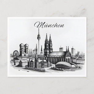 Antikes München Munchen Deutschland Postkarte