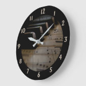 Antikes Musikpiano Schlüssel große Uhr (Winkel)