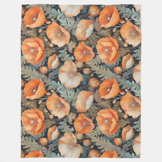 Antikes Muster Fleecedecke (Vorderseite)