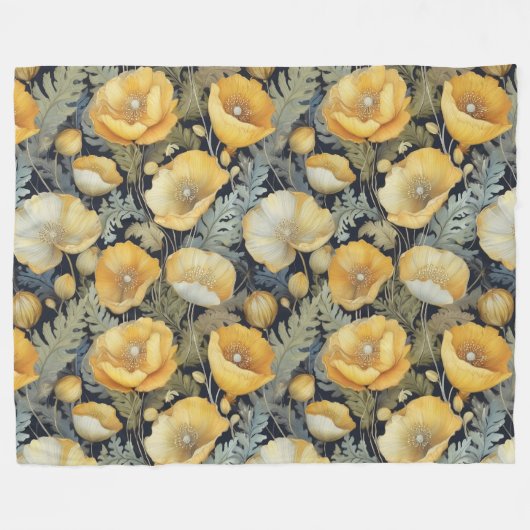 Antikes Muster Fleecedecke (Vorderseite (Horizontal))