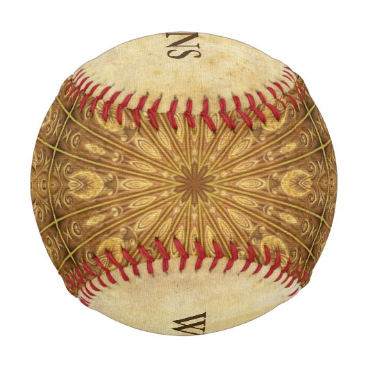 Antikes Muster XII + Ihre Ideen Baseball (Rückseite)