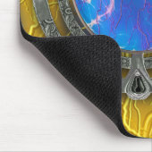 Antikes mystisches Zauber von magischen Zaubern un Mousepad (Ecke)