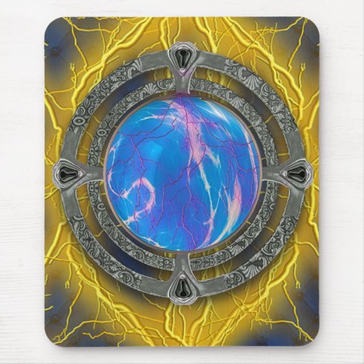 Antikes mystisches Zauber von magischen Zaubern un Mousepad (Vorne)