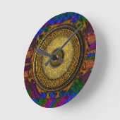 Antikes Mystisches Zaun der Magischen Zauber und T Runde Wanduhr (Winkel)