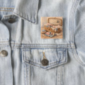 Antikes Nähkörbchen Landhausstil Pastell Button (Beispiel)