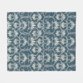 Antikes Nahtloses Retro abgenutztes HintergrundRet Fleecedecke (Vorderseite (Horizontal))