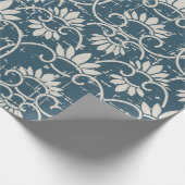 Antikes Nahtloses Retro abgenutztes HintergrundRet Geschenkpapier (Ecke)