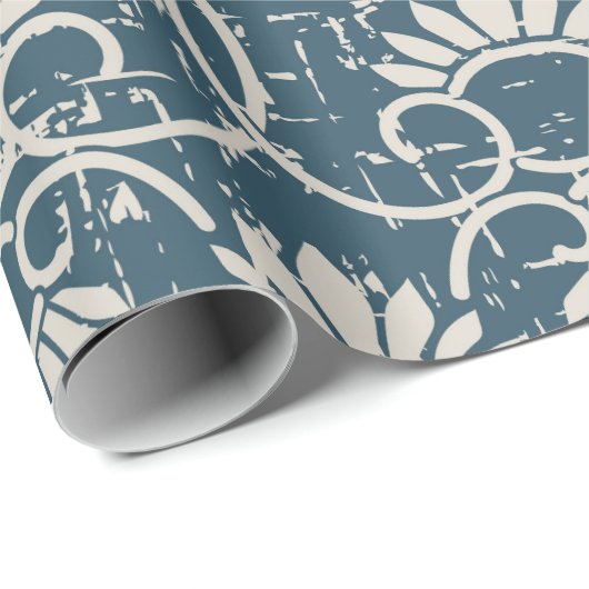 Antikes Nahtloses Retro abgenutztes HintergrundRet Geschenkpapier (Rolleneckpunkt)