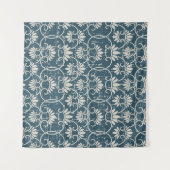 Antikes Nahtloses Retro abgenutztes HintergrundRet Wandteppich (Vorderseite (Horizontal))