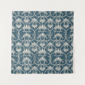 Antikes Nahtloses Retro abgenutztes HintergrundRet Wandteppich (Vorderseite)