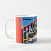 Antikes Nantucket MA Kaffeetasse (Links)