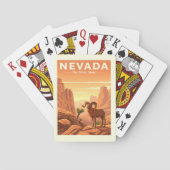 Antikes Nevada Spielkarten (Rückseite)