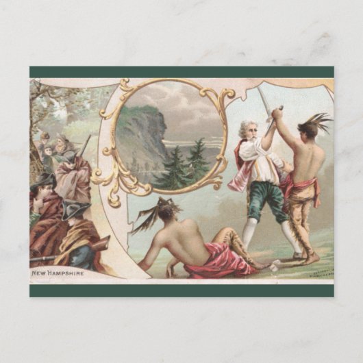Antikes New Hampshire Postkarte (Vorderseite)