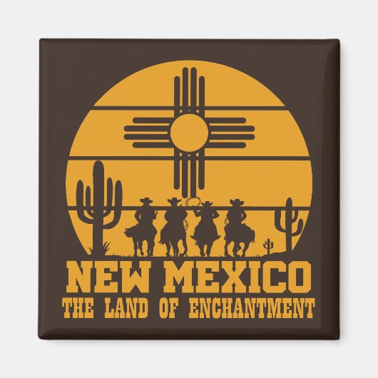 Antikes New Mexico Magnet (Vorne)