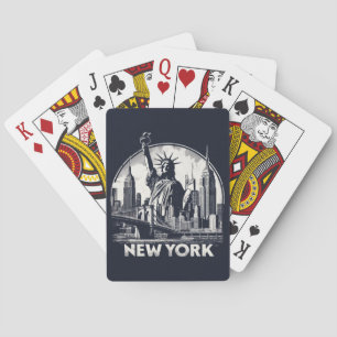 Antikes New York Spielkarten