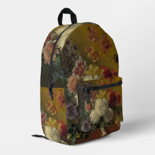 Antikes niederländisches Meisterwerk Floral Georgi Bedruckter Rucksack