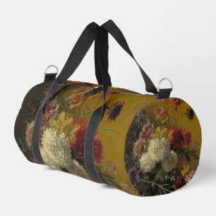 Antikes Niederländisches Meisterwerk Floral Georgi Duffle Bag
