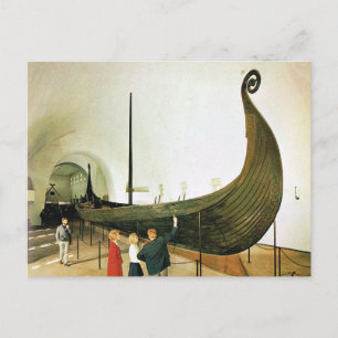 Antikes Norwegen, Gokstad-Schiff Postkarte
