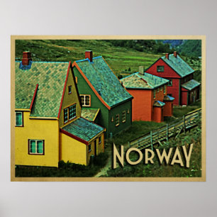 Antikes Norwegen Poster