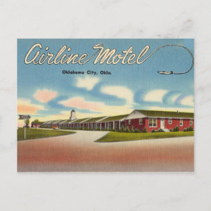 Antikes Oklahoma City, Oklahoma Postkarte